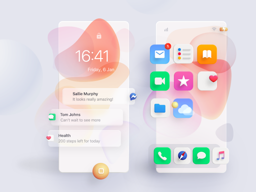 Neumorphism Web Design